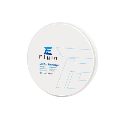 kaufen Künstliche Zahnkrone Zirkonia Zahn 4D Pro Mehrschicht Zirkonia Blöcke 700-1200 MPA online manufacture