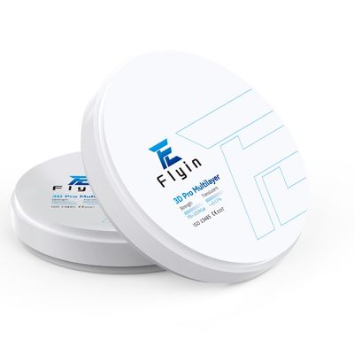kaufen Flyin New Popular Sale Cad Cam Zirkonia Blöcke 14mm 3D Pro Mehrschicht Zirkonia Blöcke online manufacture