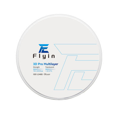 3D-Pro-Mehrschicht-Zirkonia-Zahnblöcke für Zirkonia-Zahnkronen